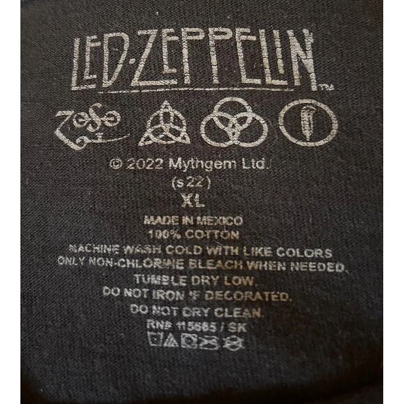 Led-Zeppelin Band T-Shirt Swan Song Icarus 2022 Graphic Unisex Music Tee XL - Picture 4 of 4